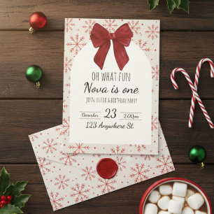 oh quel plaisir ! invitation pour un premier anniv