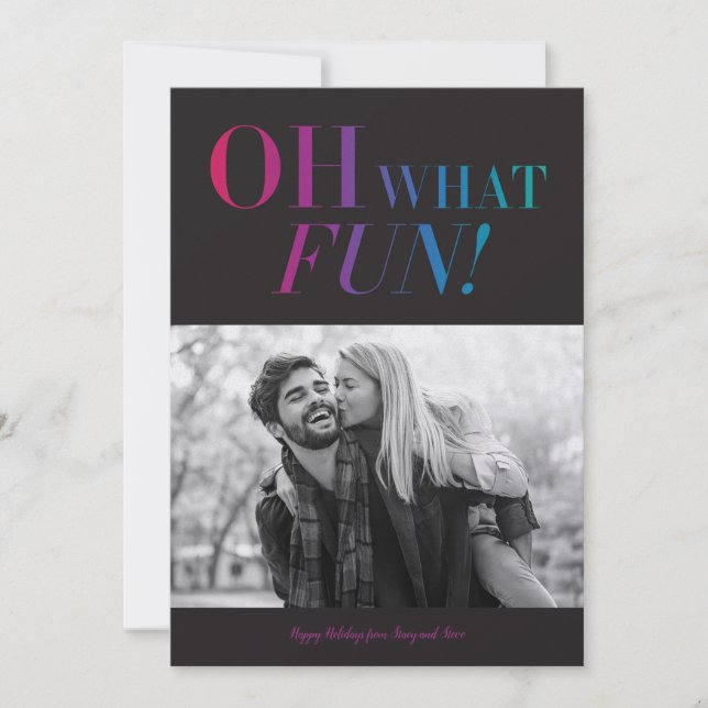 Oh quelle carte de vacances d'amusement (Devant)