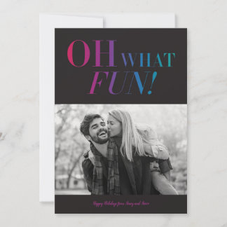 Oh quelle carte de vacances d'amusement