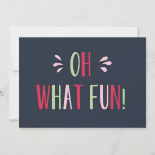 Oh, quelle carte postale de Noël amusante