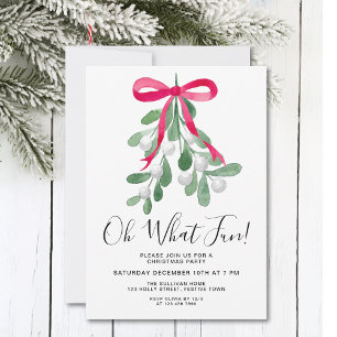 Oh Quelle Fun Noël Invitation