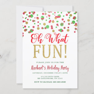Oh Quelle Fun Noël Invitation