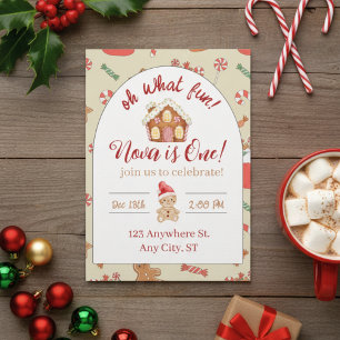 Oh quelle joie ! Invitation pour un premier annive