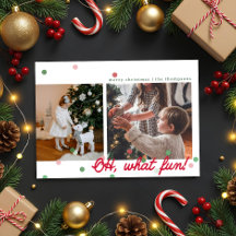 Oh, Quelles Paillettes Amusantes - Carte de Vœux P