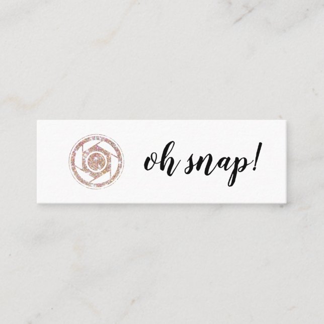 Oh rupture ! Carte de visite de photographe de (Devant)