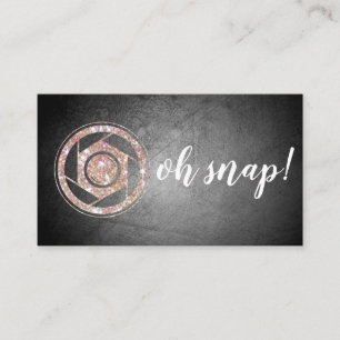 Oh rupture ! Carte de visite de photographe de