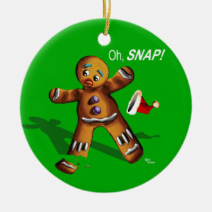 Oh rupture ! Ornement de Noël (vert)