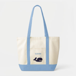 OH sac de couche-culotte de baleine bleue de