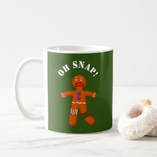 OH SNAP ! GINGERBREAD MAN MUG