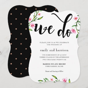 Oh So Lovely Typographie Faire-part de mariage