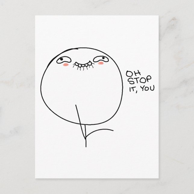 Oh Stop It, Toi - Carte postale (Devant)