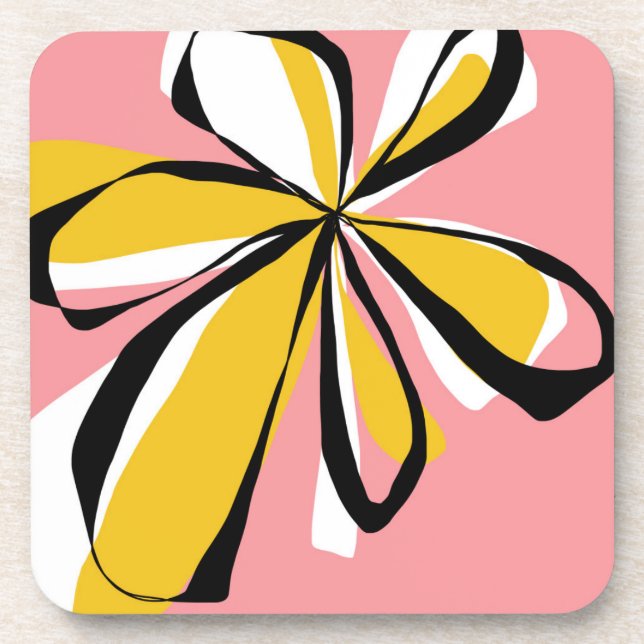 Oh tellement assez rose - dessous de verre (Devant)