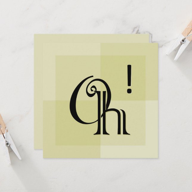 Oh! Typographie Expressive Moderne, Toutes Les Occ (Devant/Arrière en situation)