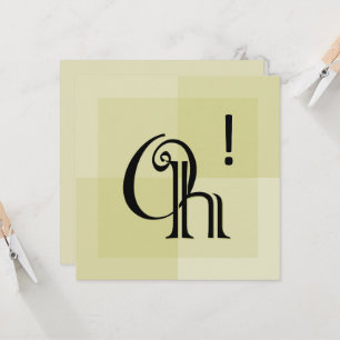 Oh! Typographie Expressive Moderne, Toutes Les Occ