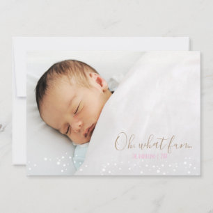 Oh What Fun Retro Noël présente Carte photo