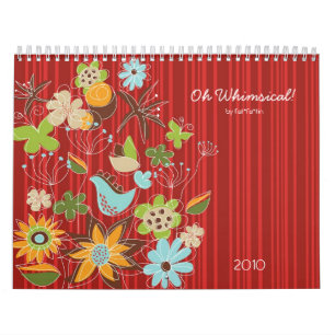 Oh Whimsical ! Calendrier Flexi personnalisé 2012