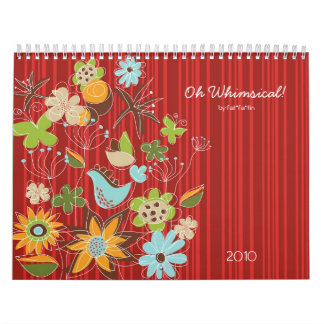 Oh Whimsical ! Calendrier Flexi personnalisé 2012