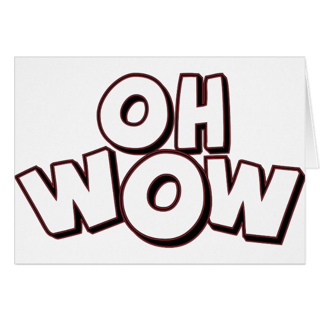 Oh wow (Devant horizontal)