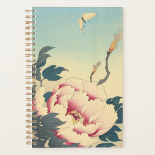 Ohara Koson, Peonies roses - Art fin japonais