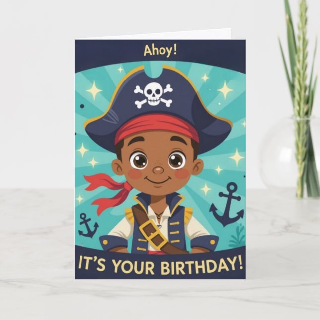 Ohé ! Carte d'anniversaire (Devant)