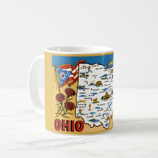 Ohio Buckeye Mug (Devant gauche)