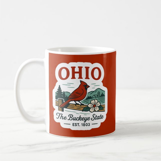  Ohio Buckeye State Mug (Gauche)