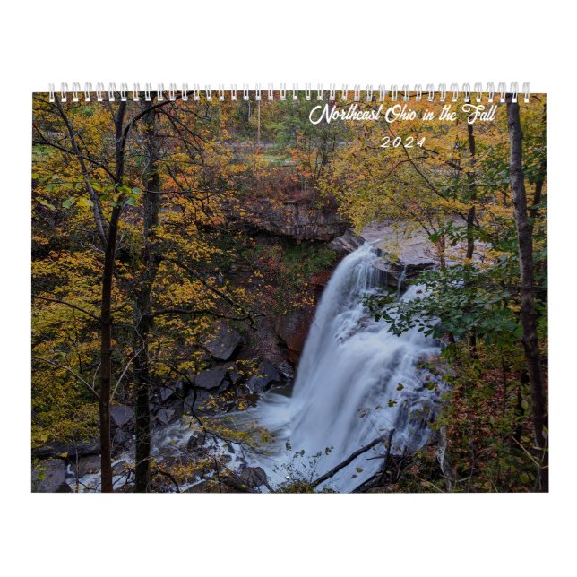Ohio du nord-est dans le calendrier d'automne (Protection)