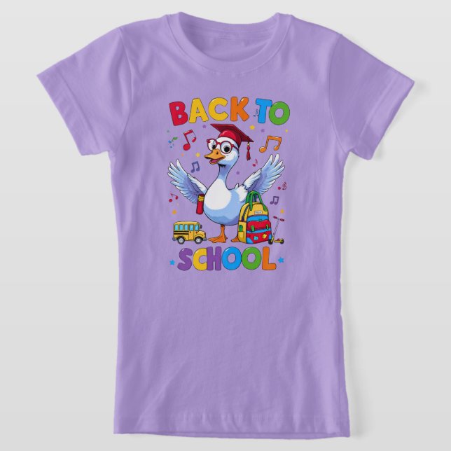 Oie de rentrée scolaire – Conception de T-shirt co (Poser)