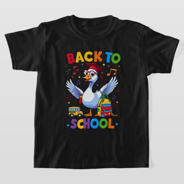 Oie de rentrée scolaire – Conception de T-shirt co (Poser)