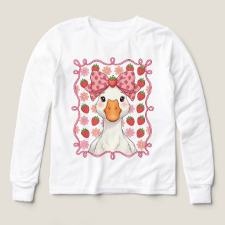 Oie fraise femme été noeud