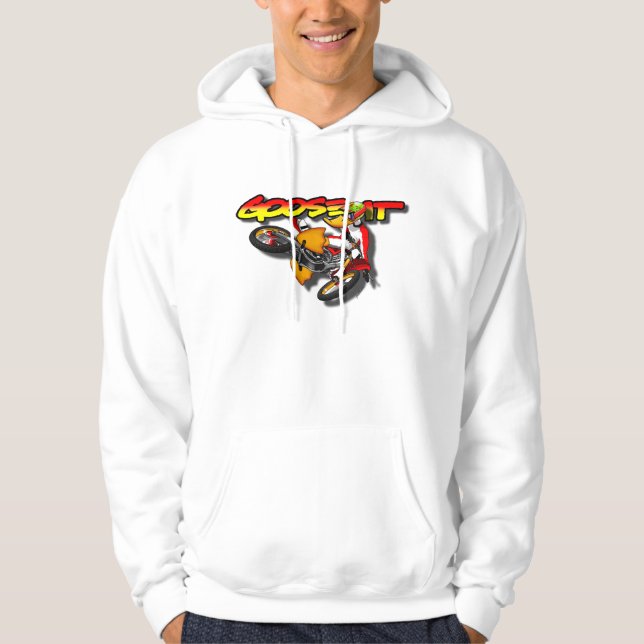 Oie il sweat - shirt à capuche de fouet (Devant)