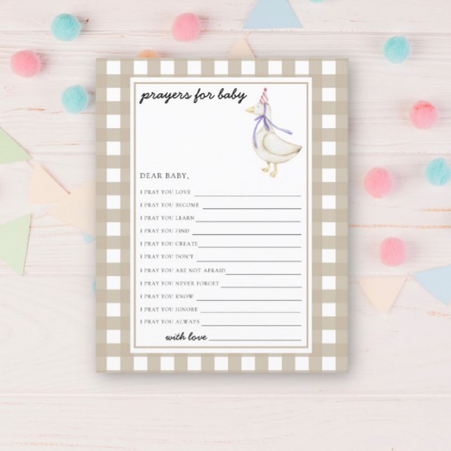 Oie mignonne - Jeu de fête | prières pour bébé (Créateur téléchargé)