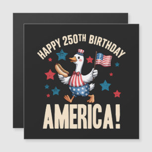 Oie patriotique idiote pour le 250e anniversaire d