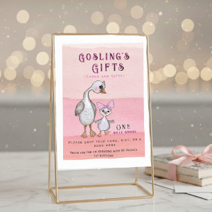 Oie Ridicule & Ruban Rose I Cartes et Cadeaux