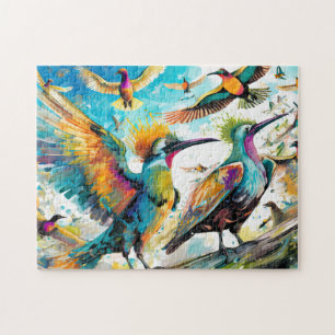 Oiseau Art 1 Easy Cerveau Art Puzzles Photo Puzzle