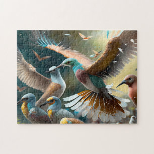 Oiseau Art 2 Easy Cerveau Art Puzzles Photo Puzzle