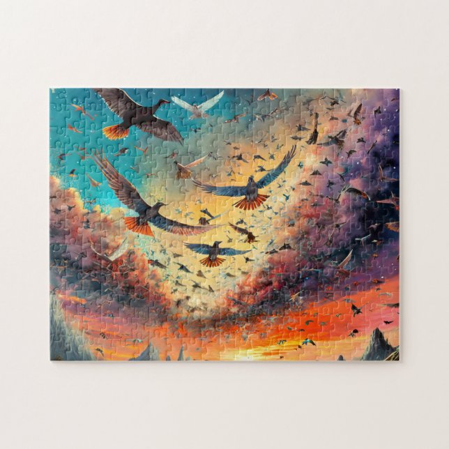 Oiseau Art 4 The Daily Jigsaw puzzle Récent (Horizontal)