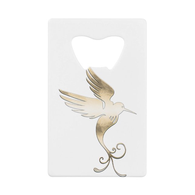 Oiseau blanc doré (Devant)