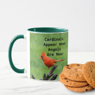 Oiseau Cardinal Rouge Parlant D'Angels Mug