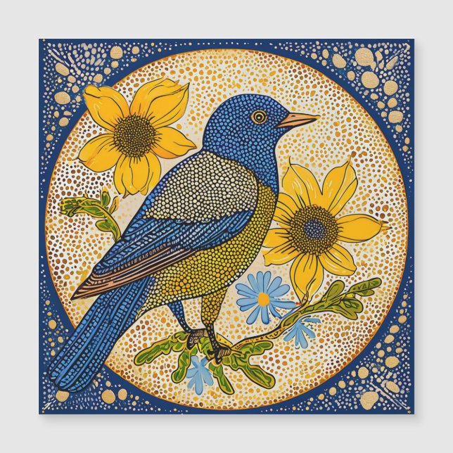 Oiseau coloré  (Devant)