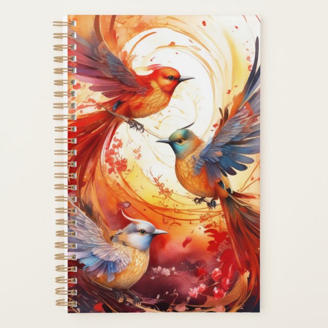 Oiseau coloré Imaginaire (Devant)