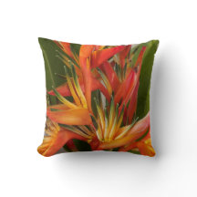 Oiseau de paradis Coussin tropical