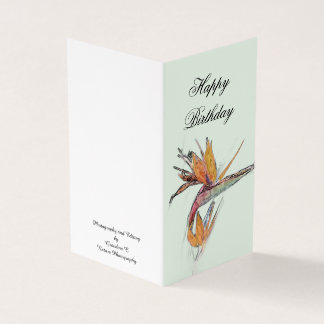 Oiseau de Paradis Floral "Joyeux Anniversaire"