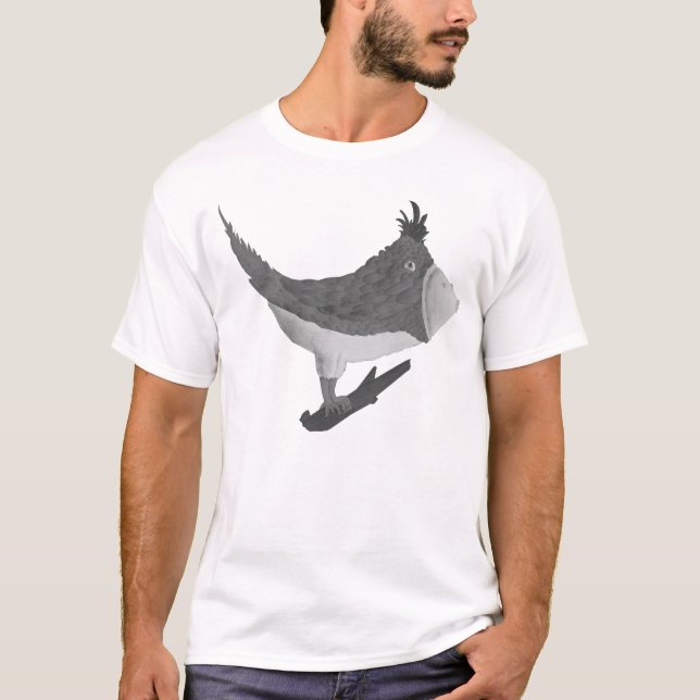 Oiseau de poissons. T-shirt (Devant)