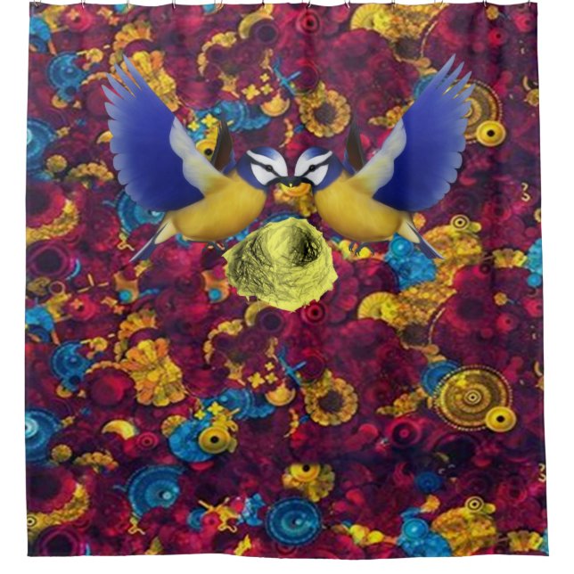 Oiseau de rideau de douche (Devant)