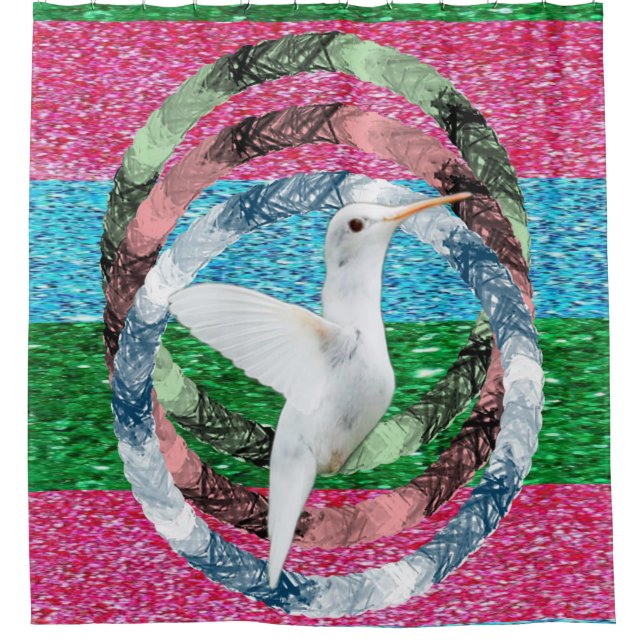 Oiseau de rideau de douche (Devant)