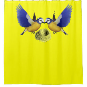 Oiseau de rideau de douche