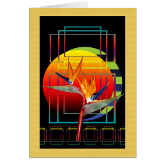 Oiseau de Strelitzia de fleur de paradis