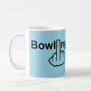 Oiseau de tasse renversant la secousse de bowling