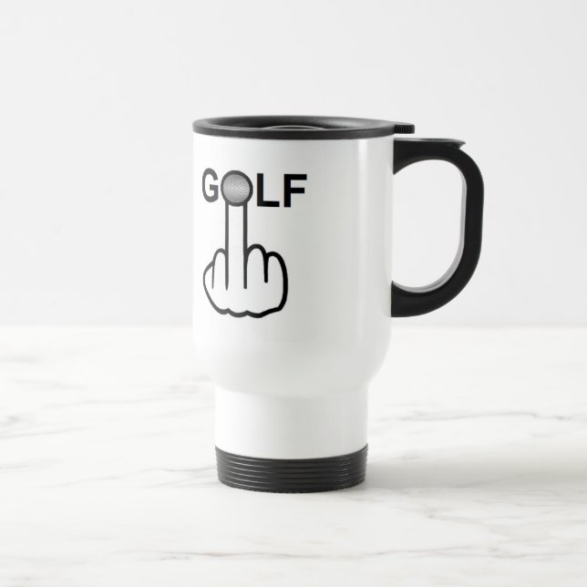Oiseau de tasse renversant la secousse de golf (Droite)